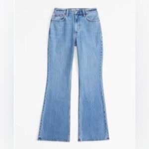 Abercrombie Curve Love High Rise Vintage Flare Jeans | Medium Wash